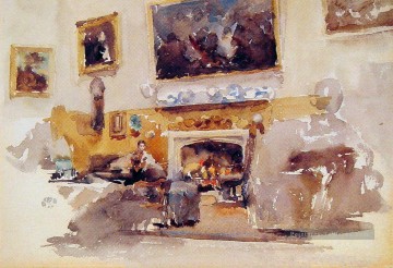 Moreby Hall James Abbott McNeill Whistler Peinture à l'huile